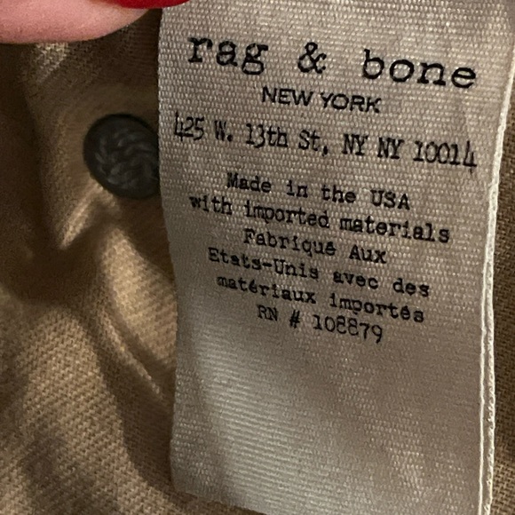 Rag & Bone Woodford Jeans Denim Blue 2W1502K520 Size 28 WOMENs jeans skinny leg - Picture 15 of 16